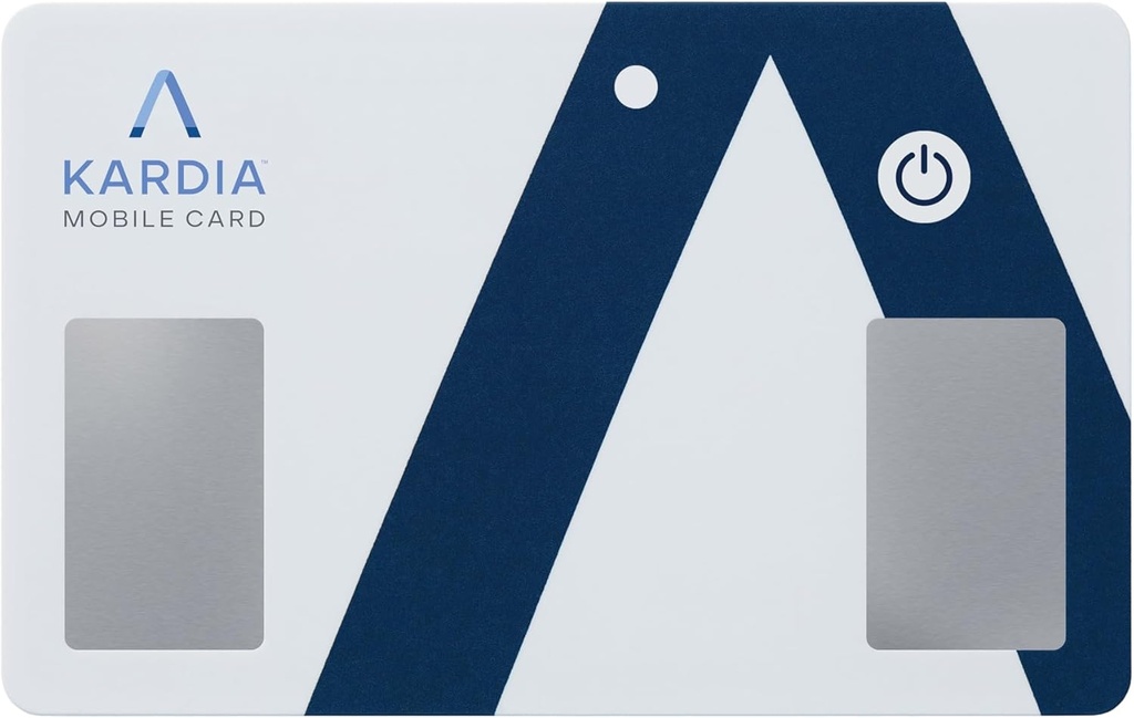 AliveCor KardiaMobile Card Wallet-Sized Personal EKG Device - enregistrer les EKG à tête unique en route et détecter les battements de coeur irréguliers