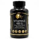 Cocó Mars N.M.D Vitamine naturelle E 400 UI-Mixed Tocophérols, Ally de beauté, 3 mois d'approvisionnement - Sans gluten, Paléo Friendly, Sans lait, Céto Friendly, Sans OGM, 100 Softgels