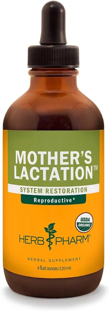 Préparation à base de plantes liquides d'allaitement mère avec extrait liquide de fénugreek - 4 once