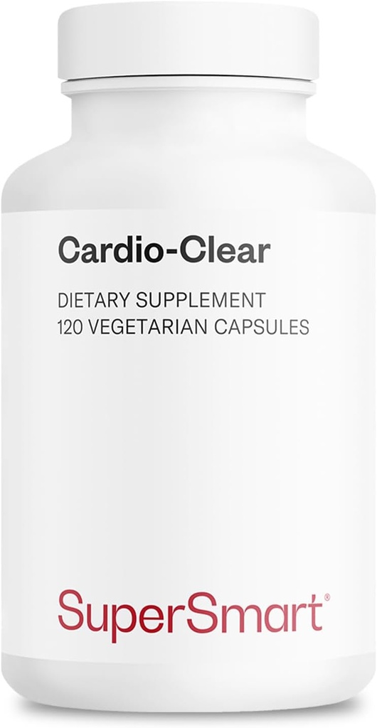 Supersmart - Cardio Clear (Supplément d'EDTA pour l'ail) - avec acide malique, calcium Disodium EDTA, Magnésium, Bromelain