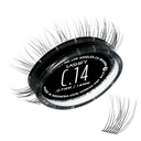 Lashify Curl 14mm Gossamer DIY Extensions de cils Recharge, Noir, Faux cils faciles pour un look naturel