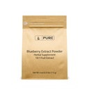 Ingrédients originaux purs Poudre d'extrait de bleuets (4 oz) Non-OGM, sans gluten, supplément à base de plantes