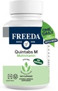 FREADA Multivitamine – Quintabs-M avec Fer – Suppléments Casher Multivitamines pour la santé des femmes - Multivitamines pour les femmes et les hommes déficients en fer Vitamines adultes Multivitamine (100)