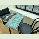 Écrasement de tissu en acier inoxydable, 24x16 pouces (Mint)