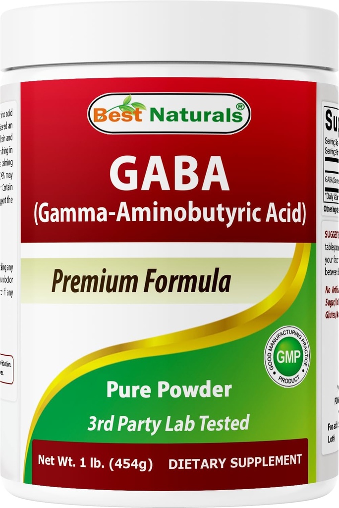 Meilleurs naturels GABA (acide aminobutyrique) Pure poudre 1 livre