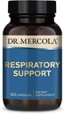 Dr Mercola Respirative Support Dietary Supplement, 30 portions (60 gélules), antioxydant et immunosupport, non OGM, sans soja, sans gluten