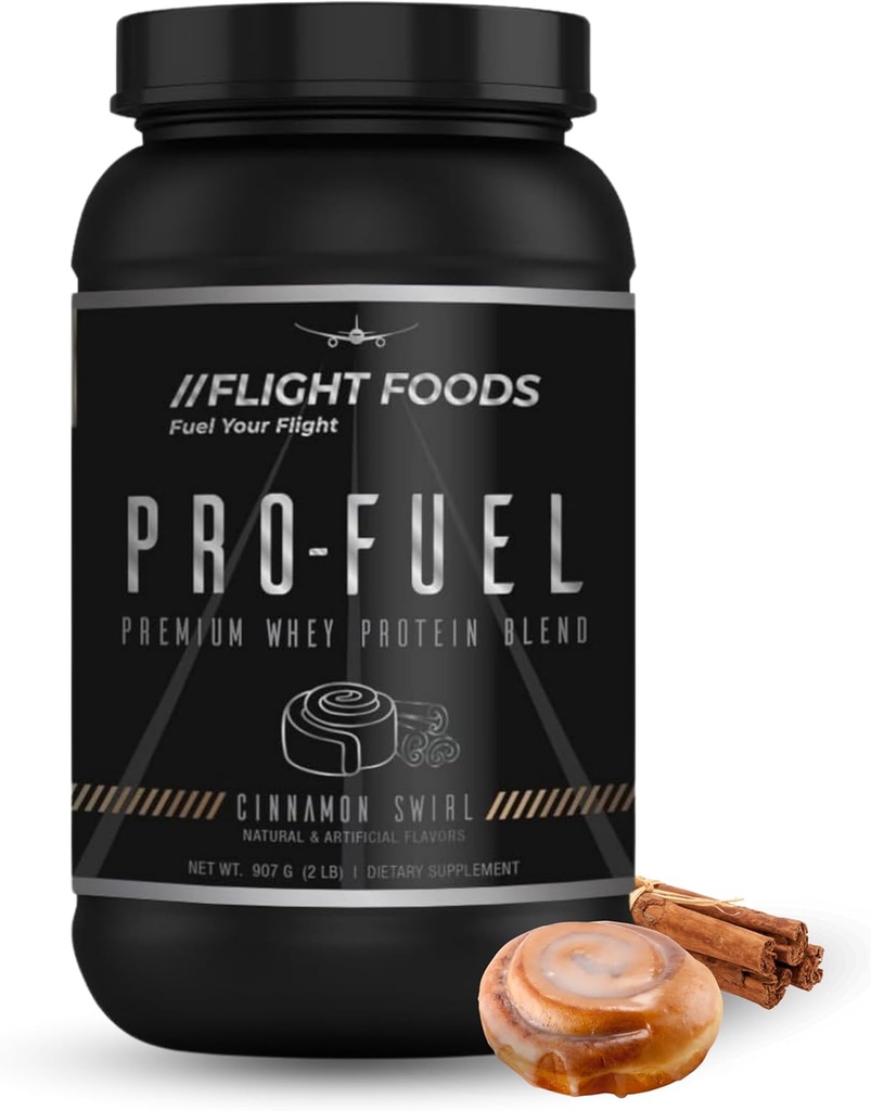Pro-Fuel Premium Whey Protein Blend (2 lb, Cinnamon Swirl)