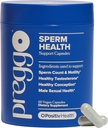 O Positiv Preggo Sperm Capsules santé pour les hommes - OBGYN-formulé pour améliorer le nombre de spermatozoïdes et la motilité avec Tongkat Ali, NAC, acide alpha lipoïque – santé reproductive masculine, 60 comte (paquet de 1)