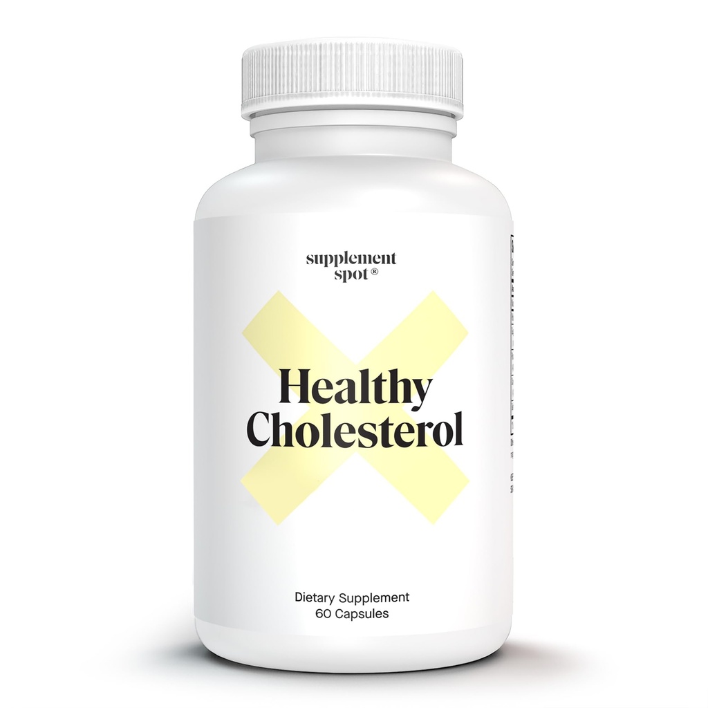 Supplément de contrôle Choless – Vitamine B3, Beta Sitostérol, Niacine et Cayenne Pepper – Suppléments Choless (60 capsules)