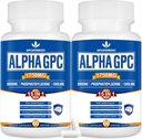 Supplément 15-en-1 Alpha GPC avec Phosphatidylsérine, Uridine, L-Theanine, Lion's Mane Mushroom, 120 Capsules