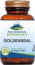 Pure Mountain Botanicals Capsules de Seaux d'Or - Caché Caps végétaliens avec 250mg de supplément de racine de Seaux d'Or biologiques