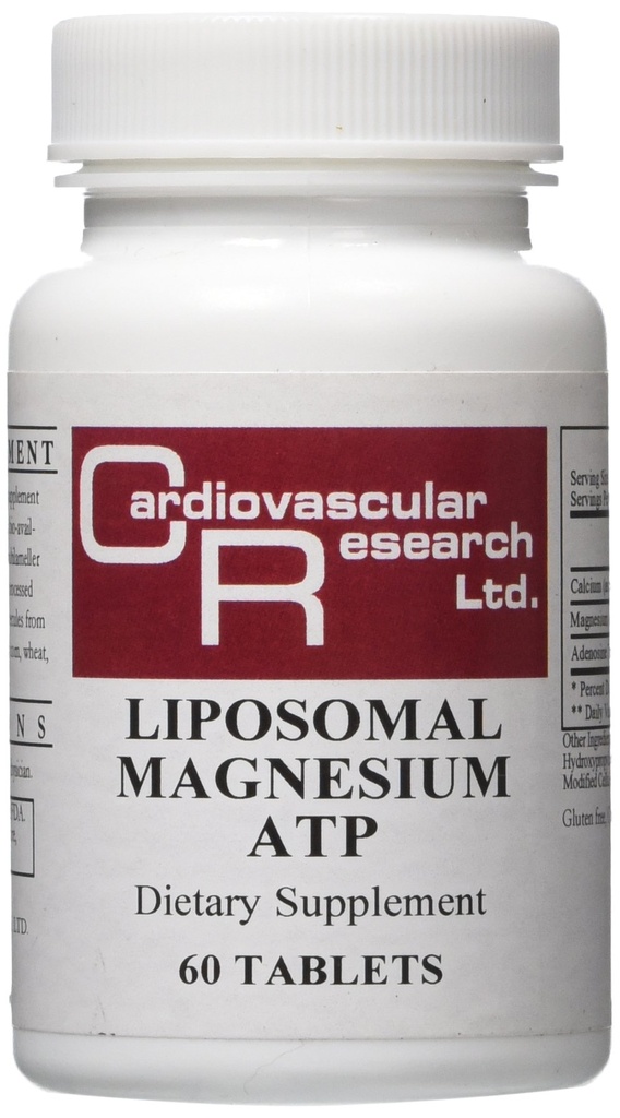 Recherche cardiovasculaire Magnésium ATP Comprimés, 60 Nombre