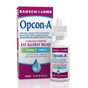 Opcon-A Allergy Eye Drops by Bausch + Lomb, pour Relief démangeaison et rougeur, Rouge et yeux démangeaisons Antihistamine Eye Drop, Traitement cliniquement prouvé, 0,5 Fl Oz