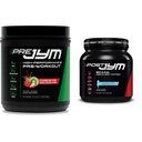 Supplément JYM Science PRE JYM 30 portions - Kiwi fraisier et post-entraînement avec BCAA, Glutamine, Creatine HCL, Beta-Alanine et plus, Blue Arctic Gel, 30 portions, 22 Oz