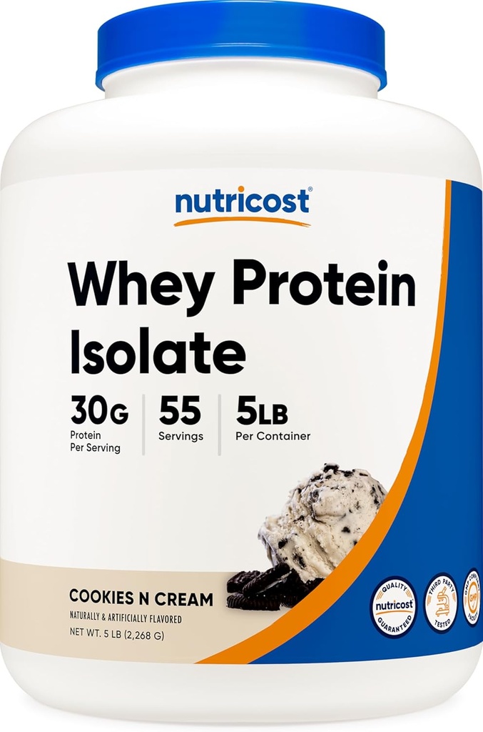 Nutricost Whey Protein Isolate (Cookies N Crème) 5LBS