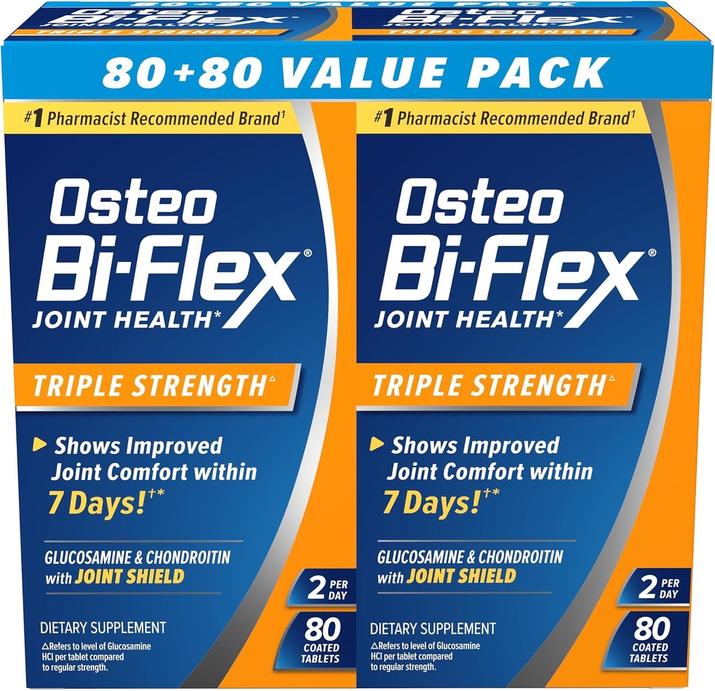 Osteo Bi-Flex Triple Strength Twin, 80 Comte, 2pack