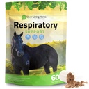 Supplément de soutien respiratoire pour chevaux - Suppléments pour chevaux pour le nettoyage pulmonaire et la santé respiratoire - Idéal pour la fonction pulmonaire, la respiration et Clear Airways - 1 lb 60 jours d'approvisionnement