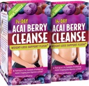 Nutrition appliquée Nettoyage des baies d'açai de 14 jours - 56 comprimés, boîte de 2 - Soutien de perte de poids Flush + chardon de lait - 56 portions totales
