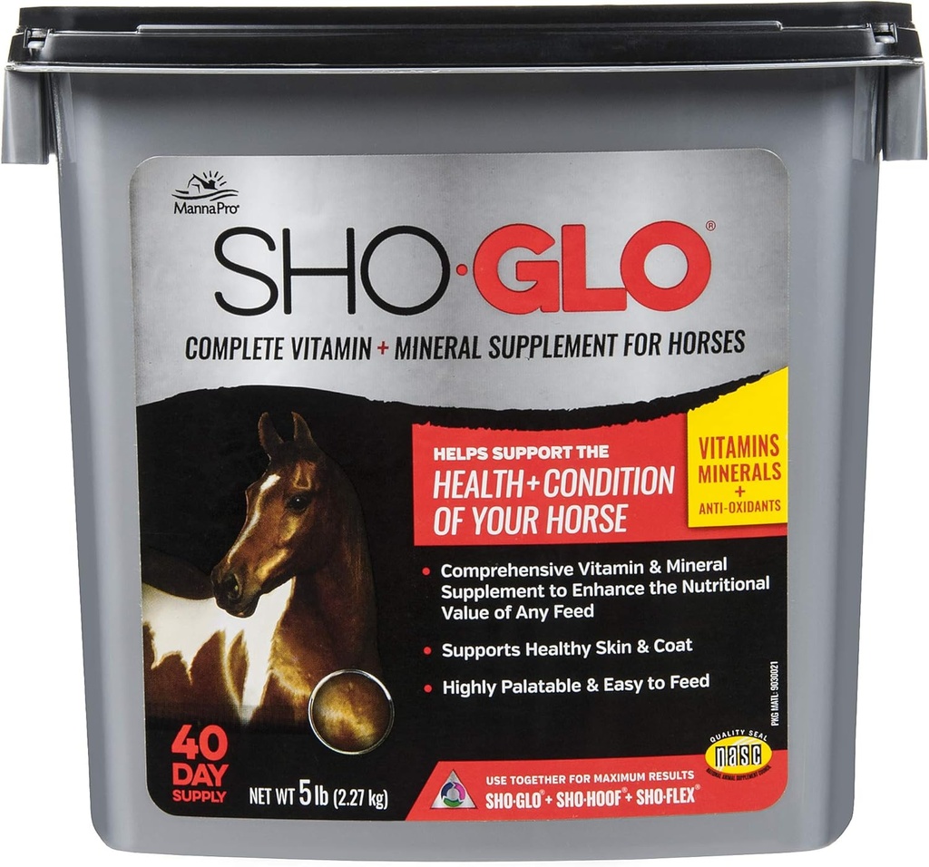 Manna Pro Supplément Sho-Glo pour les chevaux
