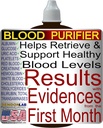 Purificateur de sang pour récupérer et soutenir Bloodstream. Supplément naturel pour nettoyer, tonique et renforcer vos organes. 2 oz
