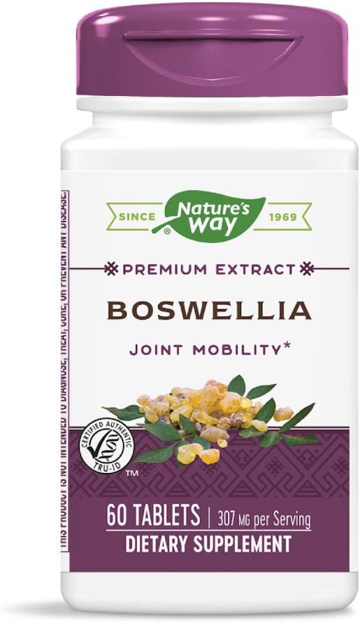 Boswellia normalisé, 40 % d'acides boswelliques par portion, certifié TRU-ID, végétarien, 60 comprimés, paquet de 2