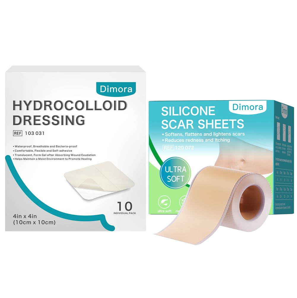 Dimora Dressing & Feuilles de cicatrice en silicone