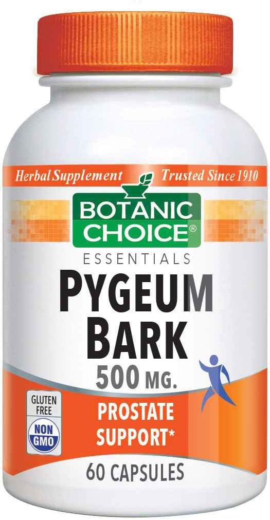 Choix botanique Pygeum Bark 500 mg, 60 gélules