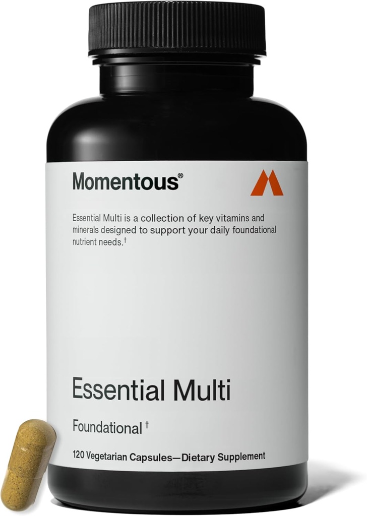 Multivitamine essentielle mouvementée pour les femmes et les hommes - Complexe complet de vitamines et minéraux pour les athlètes et les adeptes du bien-être - sans OGM et sans gluten - NSF certifié pour le sport - 30 portions