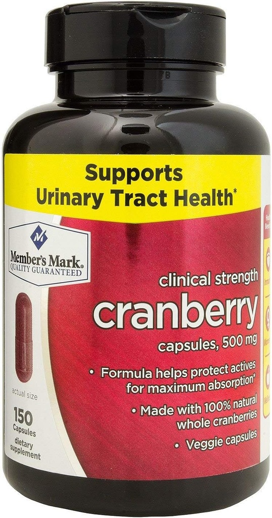 Les membres marquent la force clinique Cranberry, 500mg