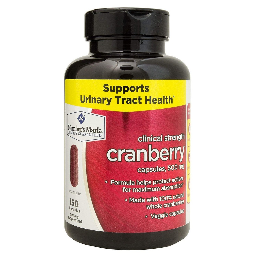 Les membres marquent la force clinique Cranberry, 500mg