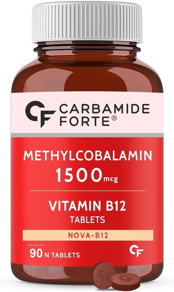 Forme active de méthylcobalamine B12 supplément pour les hommes et les femmes- 90 comprimés de légumes