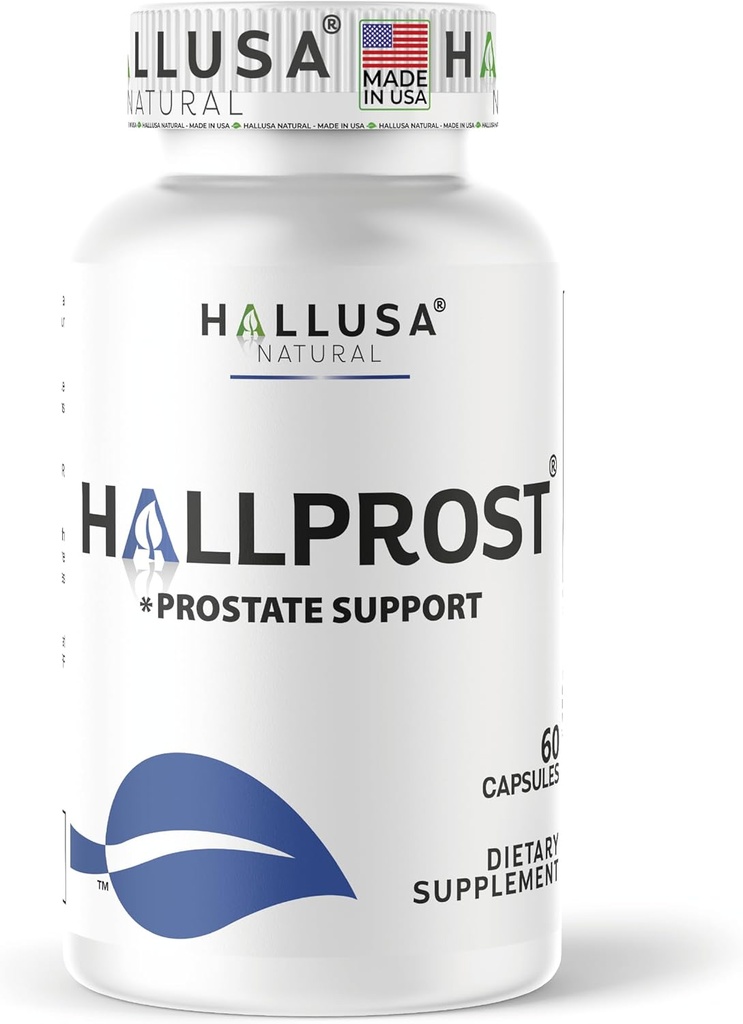 Hallusa Natural Próstata Inflamada - Prostatitis - Pastillas para la próstata - HALLPROST 60 CAPSULAS