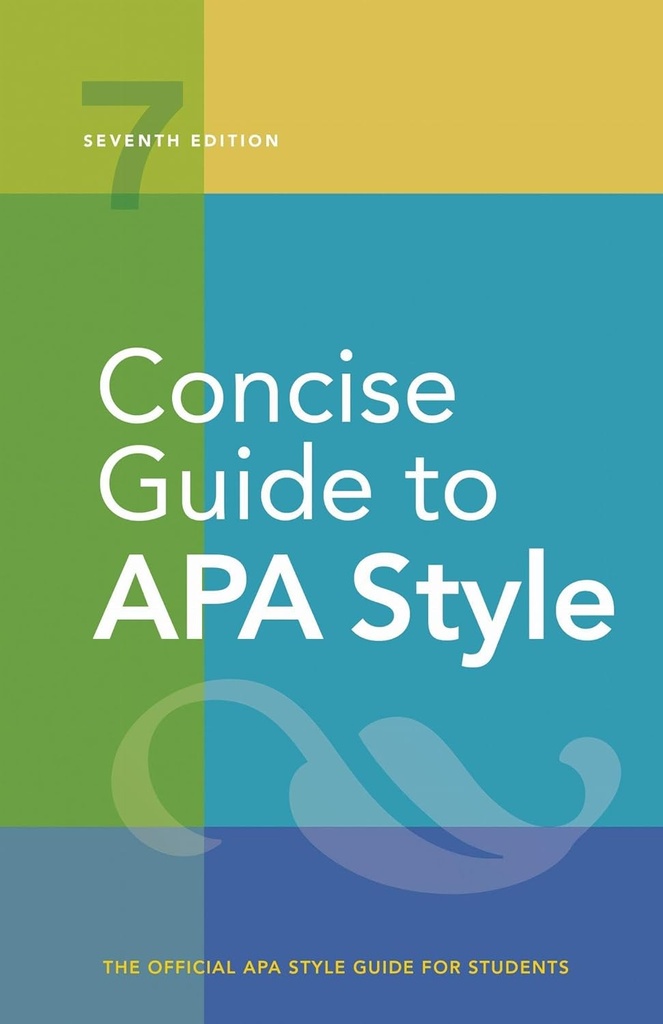 Guide concis du style APA : 7e édition (OFFICIAL)