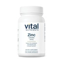 Nutriments vitaux Citrate de zinc 30mg.Supplément de soutien facile Absorbé Immune*.Supplément de zinc végétalien.Supplément de gluten, de lait, sans soja.