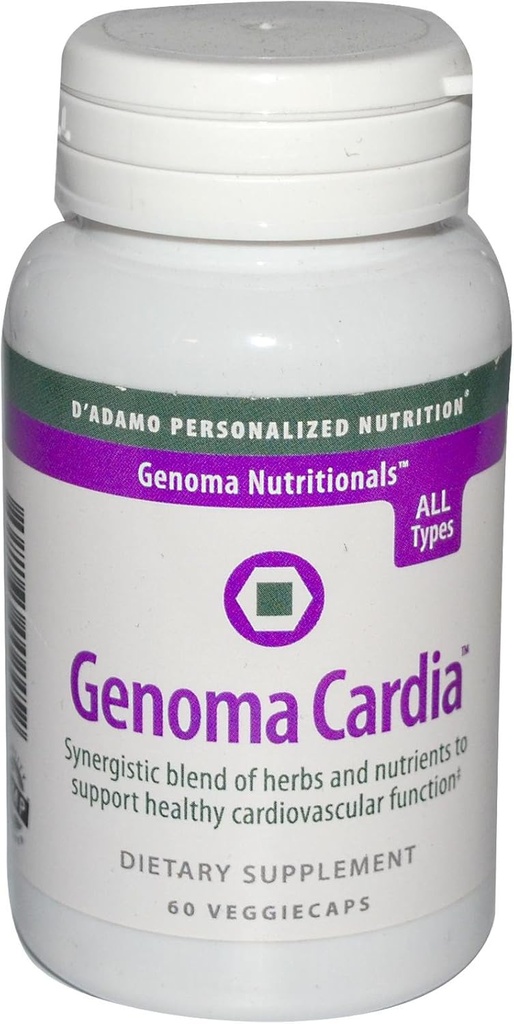D'Adamo Nutrition personnalisée - Genoma Cardia 60 vcaps