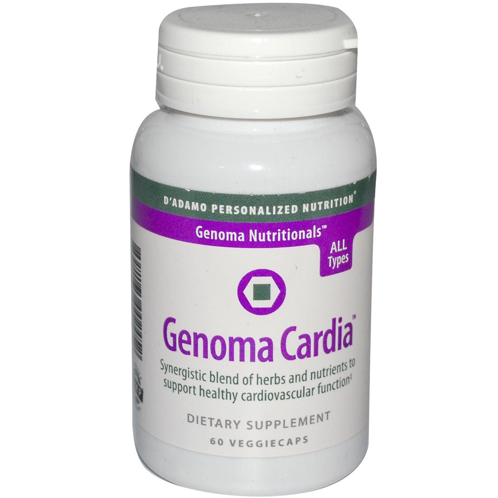 Nutrition personnalisée - Genoma Cardia 60 vcaps