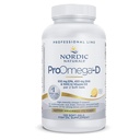Nordic Naturals ProOmega-D, Lemon Flavor - 120 gels mous - 1280 mg Oméga-3 + 1000 UI D3 - Huile de poisson à haute puissance - EPA et DHA - Santé du cerveau, des yeux, du coeur et des immuns - Non-OGM - 60 portions
