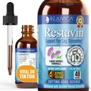 Restavin - Advanced Leg Support Supplement - Liquid Delivery for Better Absorption - Vitamin C, Iron, Valerian, Turmeric, Magnesium & More!