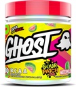 Supplément d'acides aminés en poudre de la BCAA de GHOST, pastèque pour enfants de Patch aigre - 30 portions - sans sucre intra, post et préentraînement Amino poudre et boisson de récupération, 7G BCAA