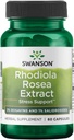 Swanson Rhodiola Rosea Extrait 60 capsules