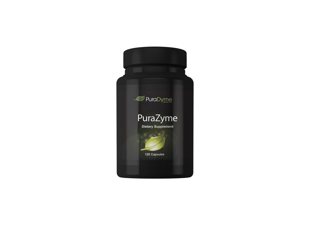 PuraDyme PuraZyme Mélange d'enzymes digestives par Lou Corona 120 Capsules