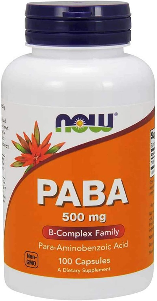 PABA 500mg 100 gélules (emballage de 2)