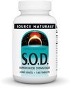 Source Naturals S-O-D, Superoxyde Dismutase - Supplément alimentaire - 180 comprimés