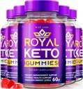 les laboratoires de taille - Gommies royales de kéto - ACV Organic Support for Belly Fat & Weight Loss Diet, pour les hommes et les femmes vinaigre de cidre de pomme Gommies de force supplémentaire (300 Gommies) (paquet de 5)