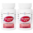 Supplément de canneberge à haute puissance - Comprimés de canneberge pure de 450mg pour la santé du traîtage urinaire Prévention naturelle UTI pour les hommes et les femmes- OGM, sans gluten et sans lait concentré de canneberge 100 (2pk)