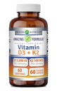 Formules étonnantes Vitamine D3 5000 UI avec Vitamine K2 100 mcg.