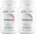 Slimbiosys Ultra Probiotique Capsule - Pré et Probiotiques pour Femmes et Hommes - Soutenez votre Microbiome (2 Pack, Slimbiosys)