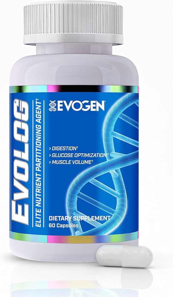 Evogen Evolog - Agent d'élimination du glucose (GDA) et Partitionnement nutritif Elite : gain de masse et gain de poids pour les femmes et les hommes.