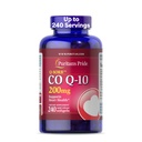 Coenzyme de fierté de Puritan CoQ10 200mg, supplément alimentaire pour la santé cardiaque, la pression artérielle, la santé buccodentaire et le soutien au vieillissement en santé, 240 portions, softgels à libération rapide
